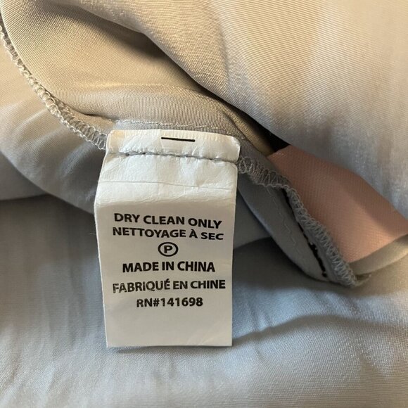 For 2 by Rami Brook Silver-Gray Longsleeve Cold-shoulder Maternity Blouse Size S - Picture 5 of 7